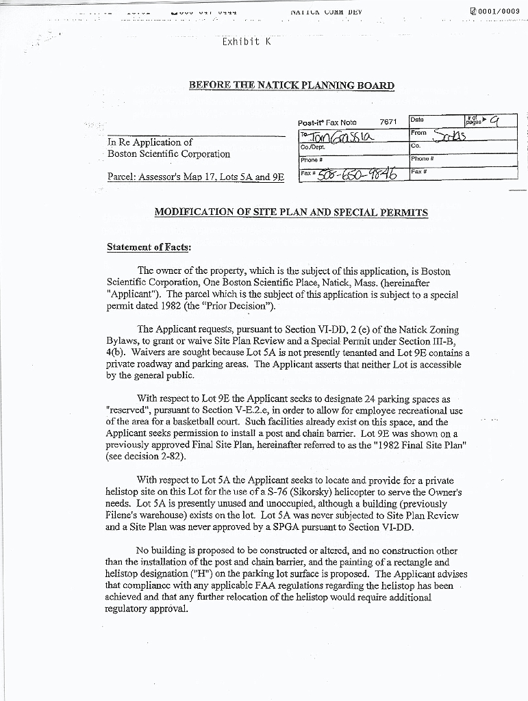 BSCHelipadApp2007_26ExhibK1 Exhibit K - Modification Decision dated February 2002