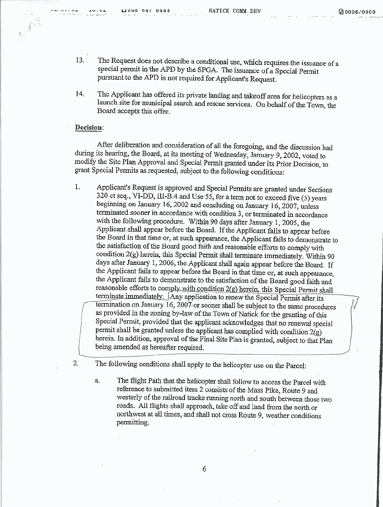 BSCHelipadApp2007_27ExhibK2 Exhibit K - Modification Decision dated February 2002