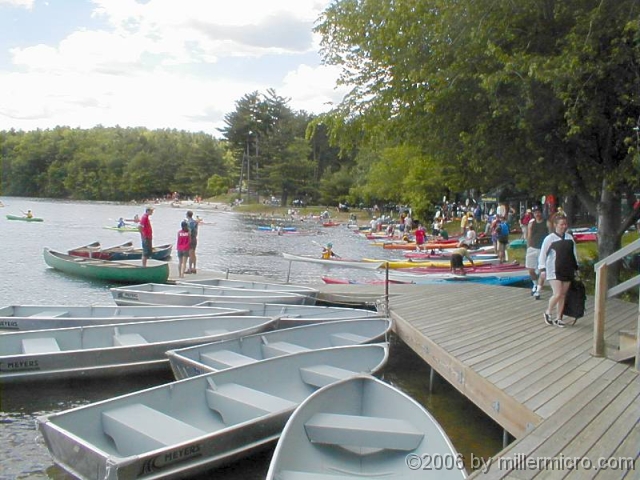 010609CSPBoatRentals Iif you don't want to paddle a canoe or a kayak, you can row your boat.