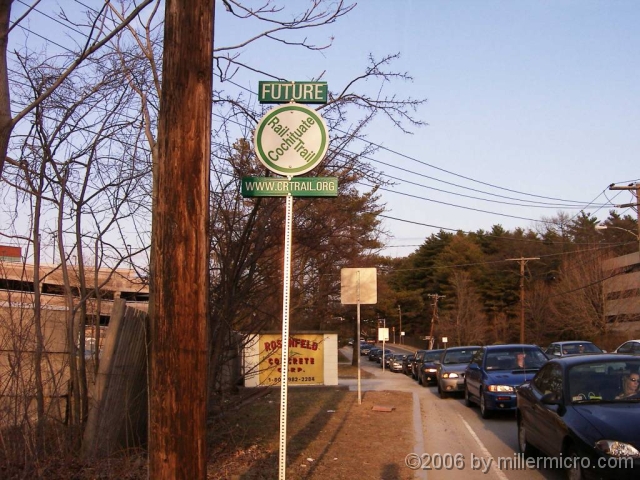 040326FutureCRTSign The CRT promises an alternative to traffic for some of these rush-hour drivers on Route 30.