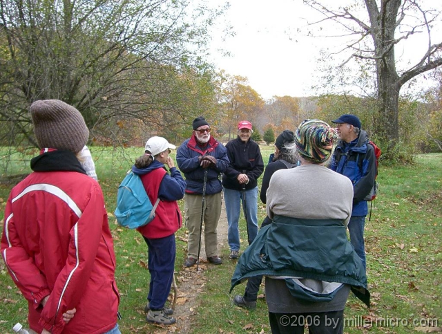 061026RockyNarrows9 SNAP hikes feature frequent pauses to discuss points of interest.